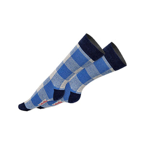 26| QUADRATO IN COTONE/BLU MARINO | ACCESSORI