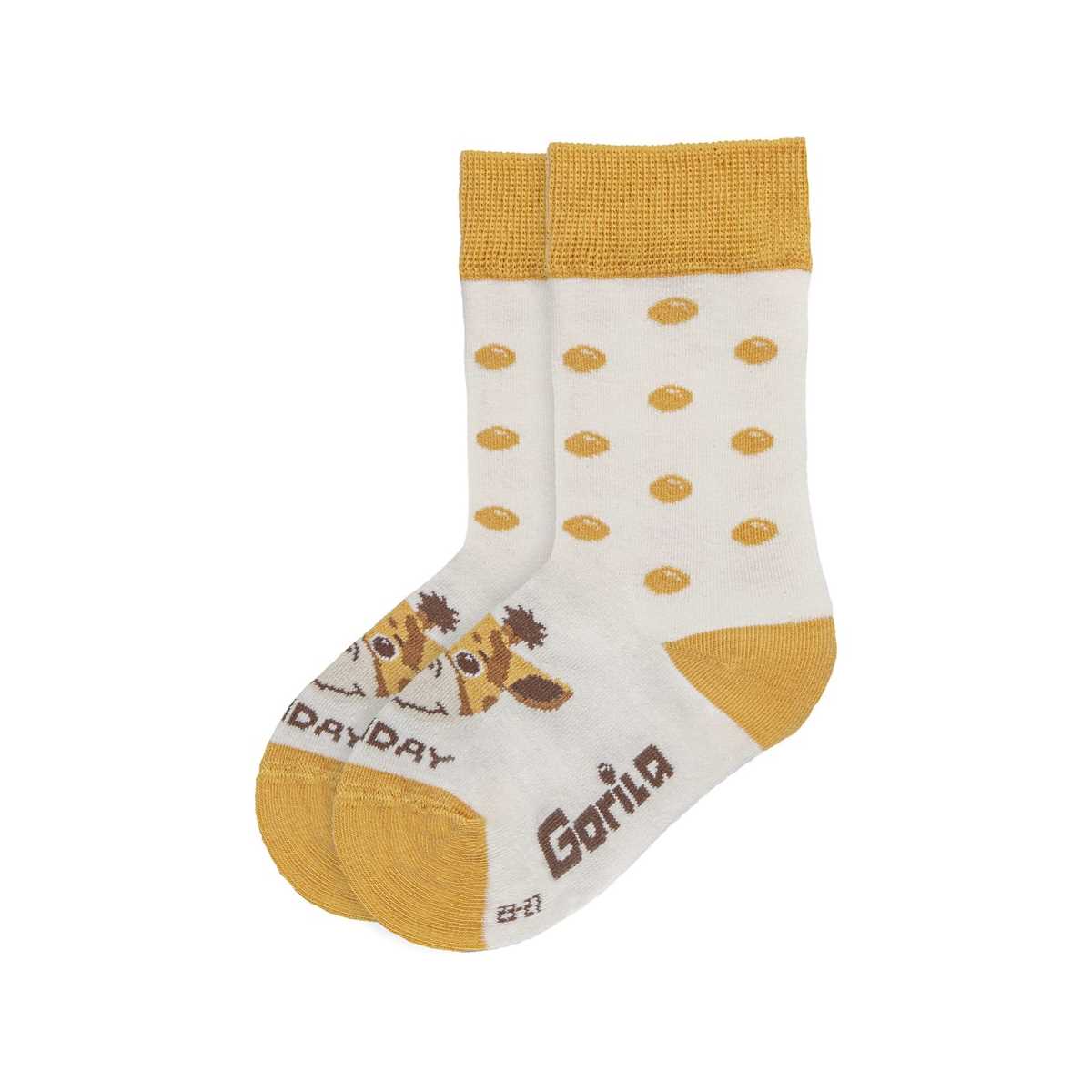 17 | SOCKS WITH POLES / VANILLA | SUNDAY GIRAFFE