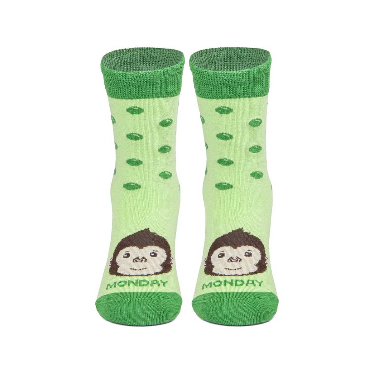 11 | POLKA / GREEN SOCKS | MONDAY GORILLA