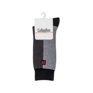 11 | CALCETIN LISTAS / NEG/ANT/GR | INSOLE