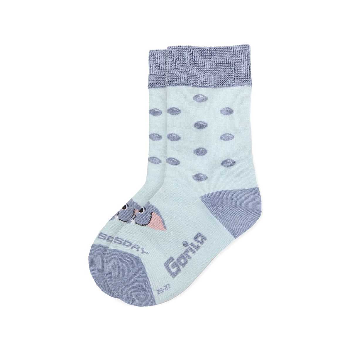 13 | SOCKS WITH POLES / LIGHT BLUE | WEDNESDAY ELEFA