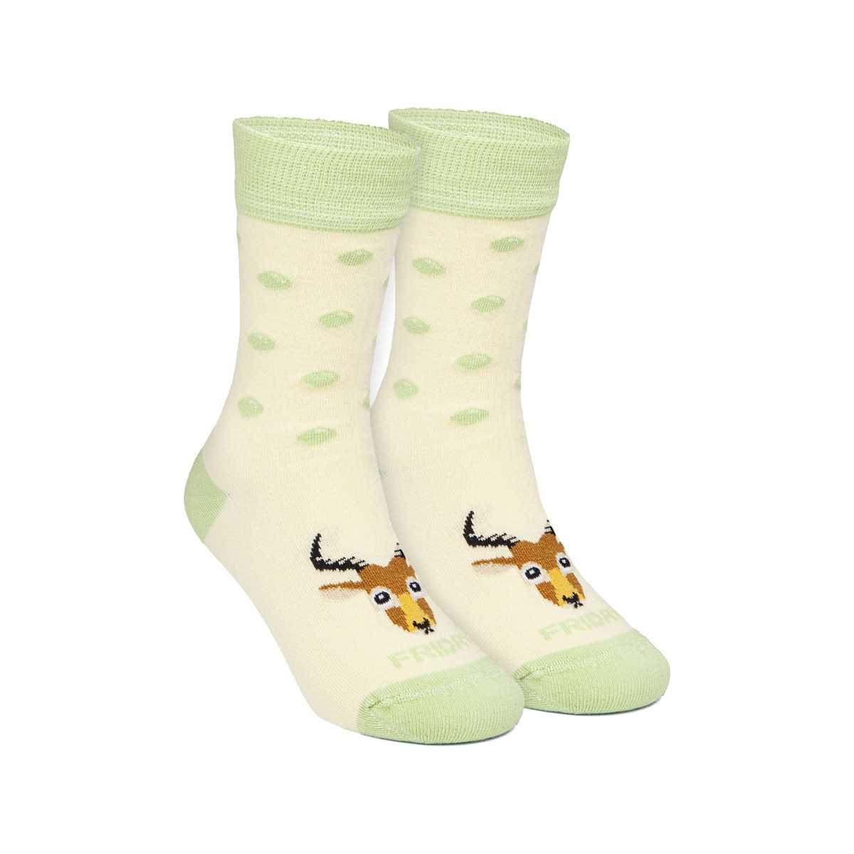 15 | DOT SOCKS / BEIG | DEER FRIDAY