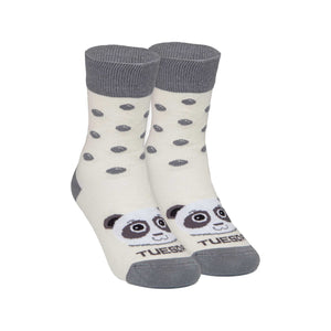 12| CALZE CON BASTONCINI / Ecru | MARTEDÌ PANDA