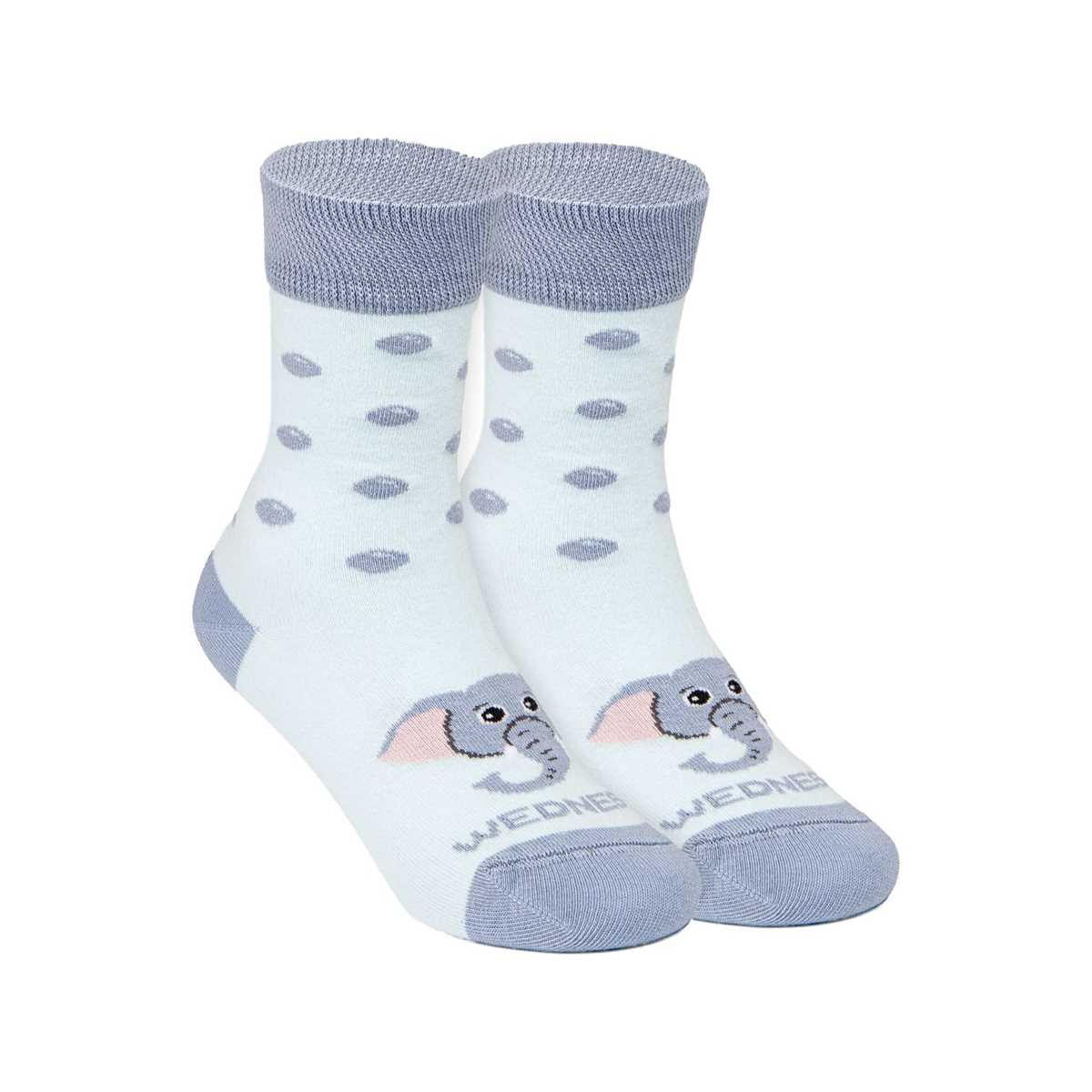 13 | SOCKS WITH POLES / LIGHT BLUE | WEDNESDAY ELEFA