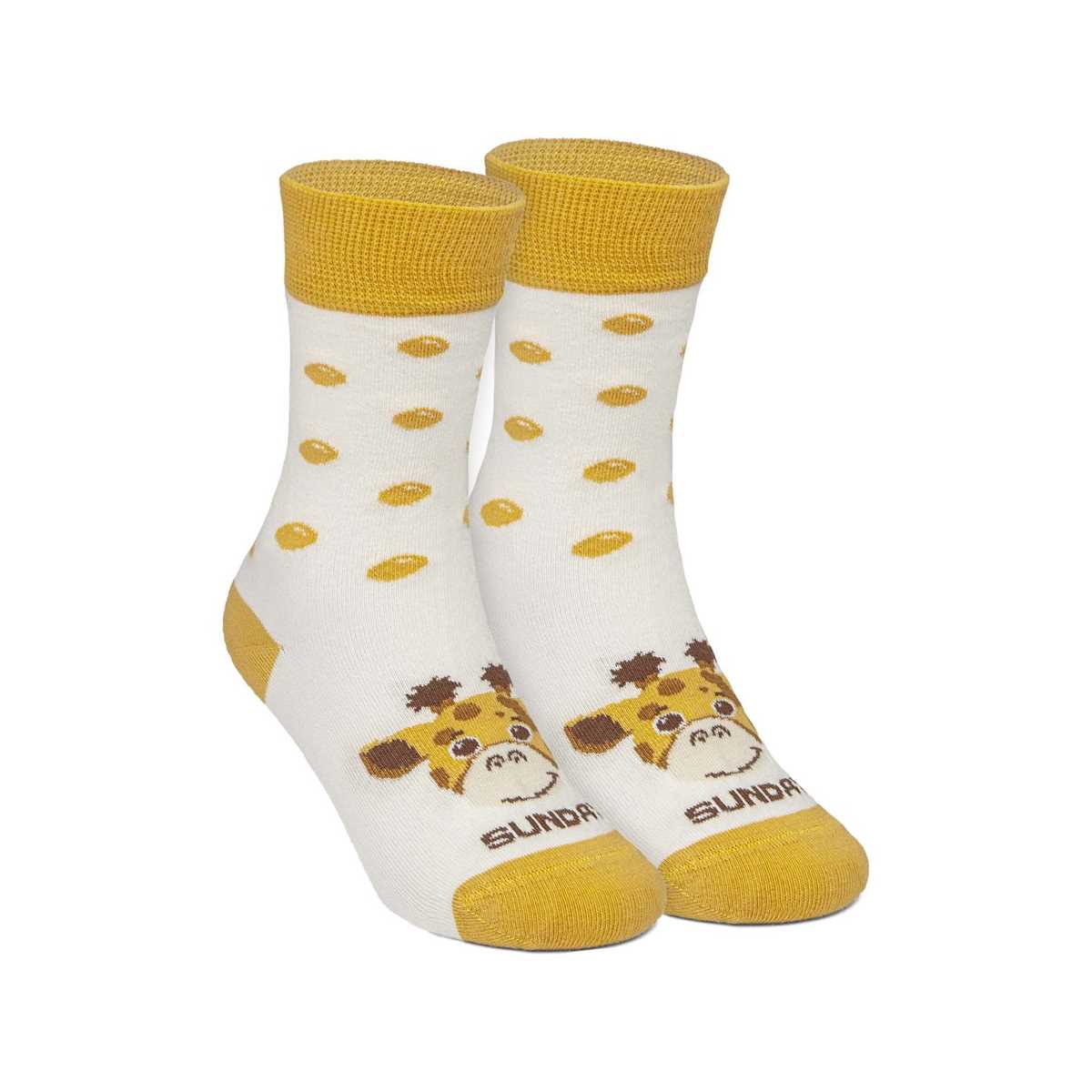 17 | SOCKS WITH POLES / VANILLA | SUNDAY GIRAFFE